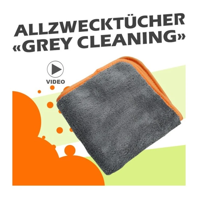 Allzwecktücher Grey Cleaning 40x40cm 1000GSM