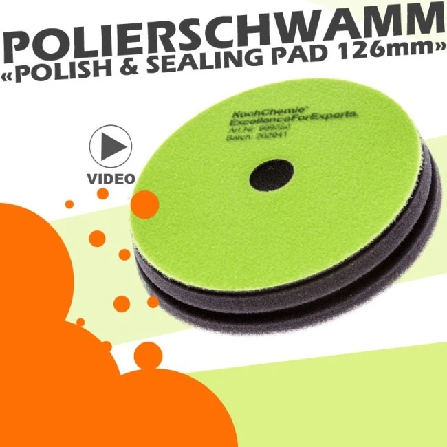 Koch Chemie Polish & Sealing Pad 126mm Grün
