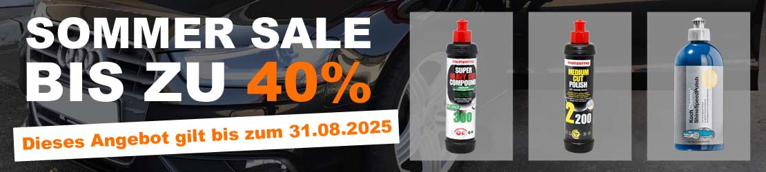 Autopflege Shop Sommerschlussverkauf 2025
