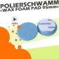 Preview: Menzerna Wax Foam Pad Blau 95mm