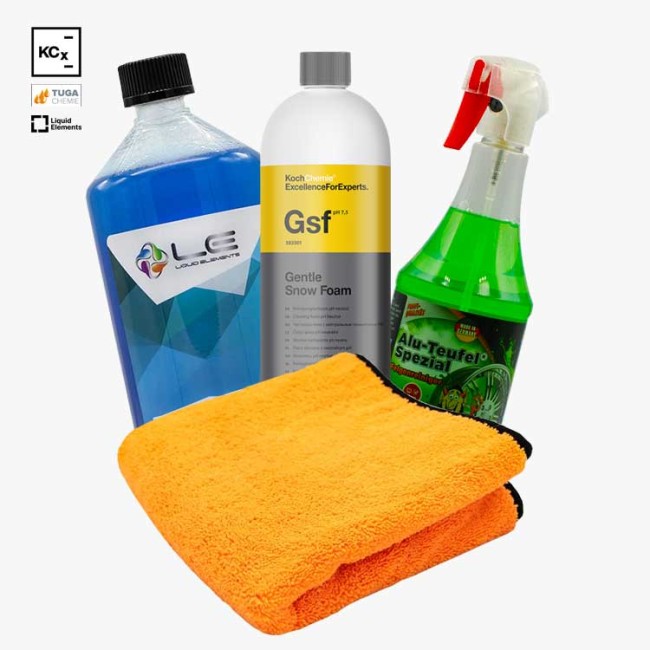 4-teilig Autowasch Set