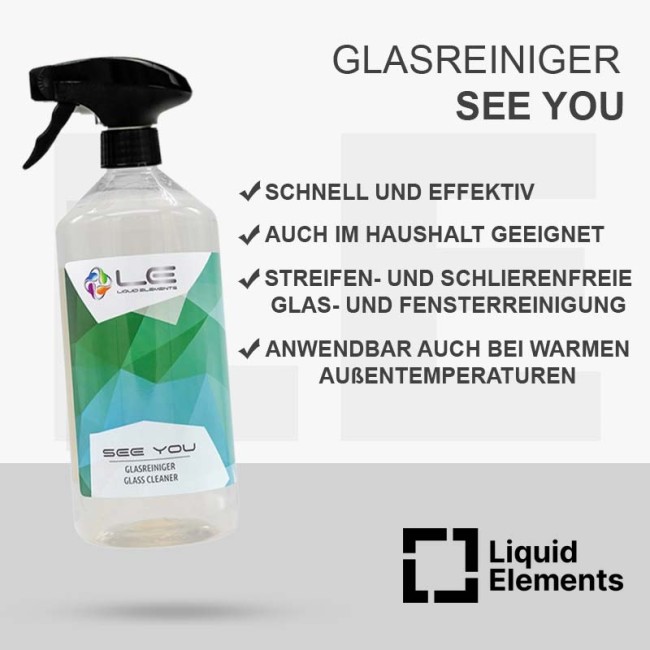 Preview: Autoglasreiniger See You 1000ml Liquid Elements AutoCleaning