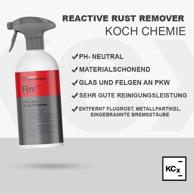 Preview: Flugrostentferner Reactive Rust Remover 500ml Koch Chemie