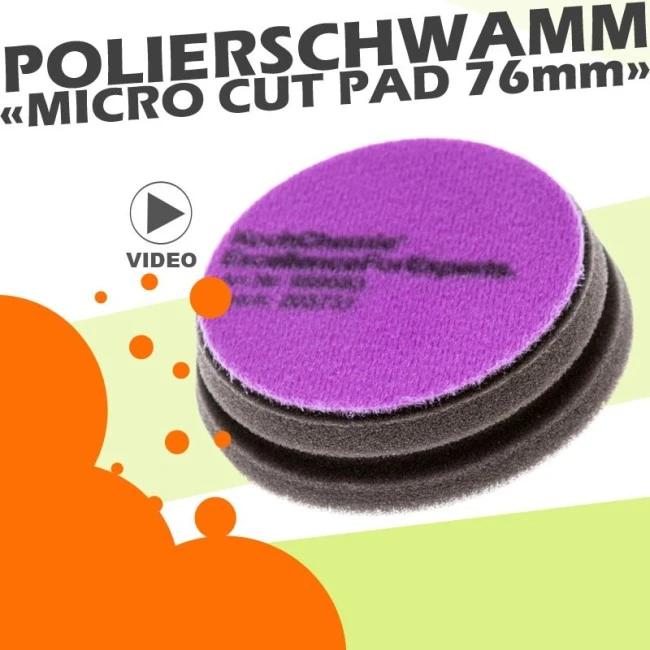 Koch Chemie Micro Cut Pad 76mm Lila