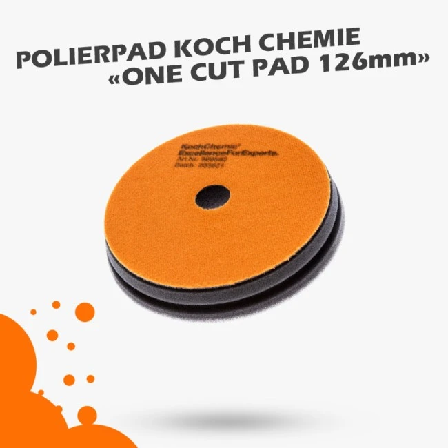 Koch Chemie One Cut Pad 126mm Orange