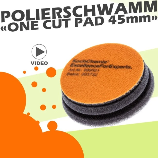 Koch Chemie One Cut Pad 45mm Orange