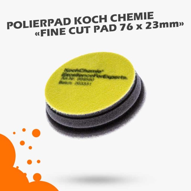 Koch Chemie Polierpad Klett 75mm Fine Cut Pad