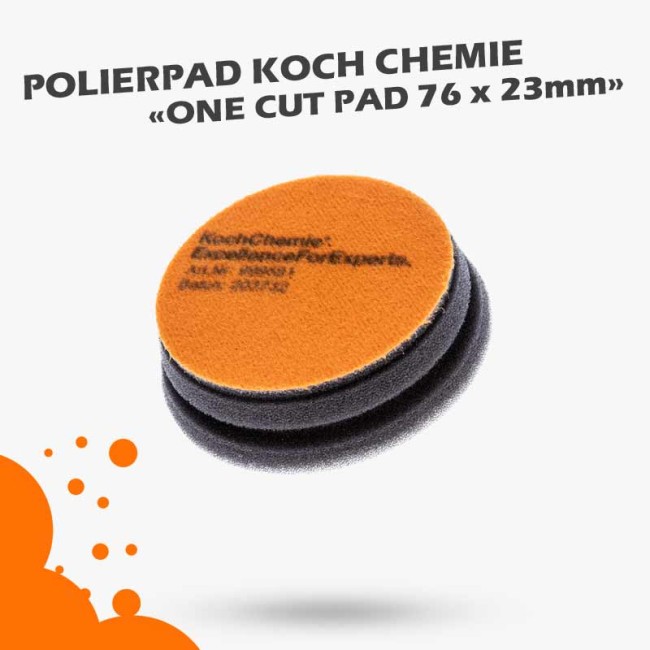 Koch Chemie Polierpad Klett 75mm One Cut Pad
