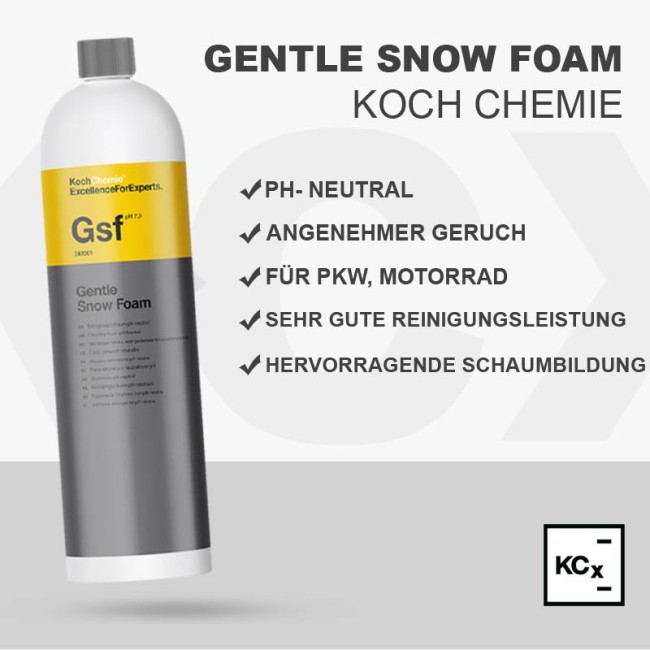 Preview: Gentle Snow Foam 1000ml Reinigungsschaum pH-neutral 383001 autocleaning