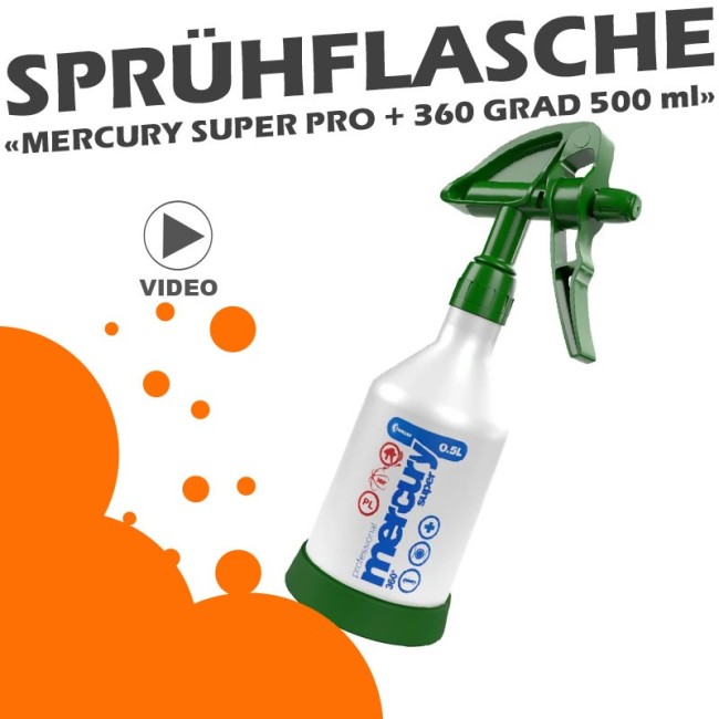 Preview: Kwazar Sprühflasche Mercury Super PRO+ 360 Grad 500ml Grün