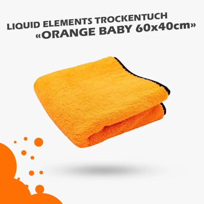 Liquid Elements Orange Baby 60x40cm 800GSM, Trockentuch