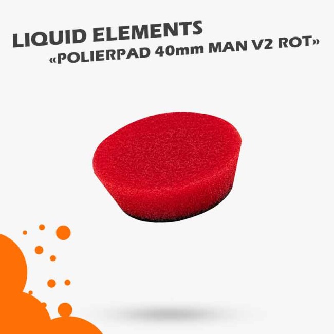 Liquid Elements Polierpad 40mm Pad Boy V2 Advanced Rot