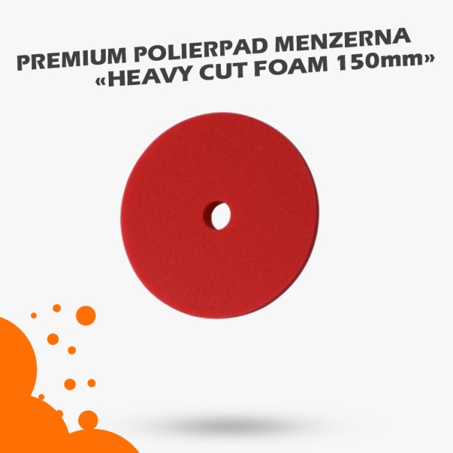 Menzerna Heavy Cut Foam Pad Rot 150mm