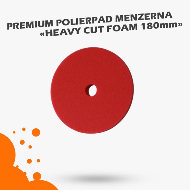 Menzerna Heavy Cut Foam Pad Rot 180mm