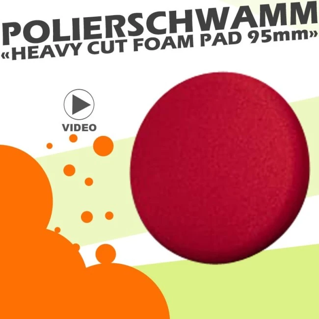 Menzerna Heavy Cut Foam Pad Rot 95mm