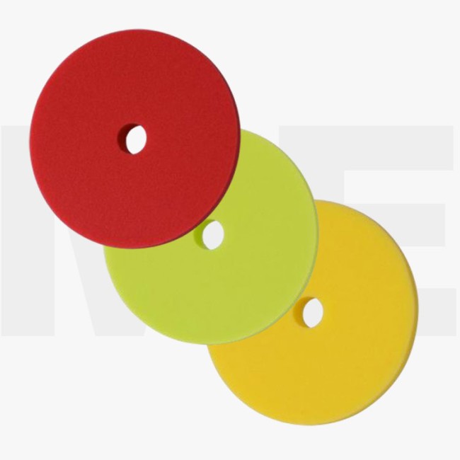 Menzerna Polierpads Set 3-teilig Heavy, Medium, Soft 130-150mm Step 1-3