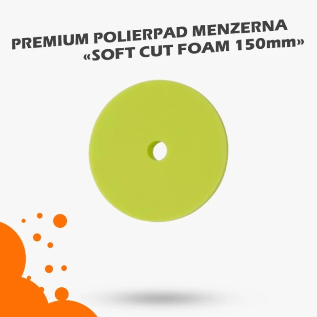 Menzerna Soft Cut Foam Pad Grün 150mm