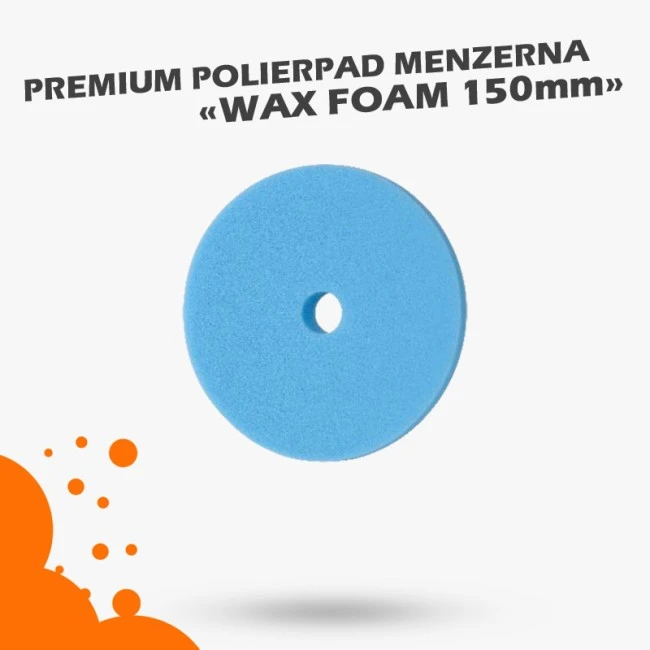 Menzerna Wax Foam Pad Blau 150mm