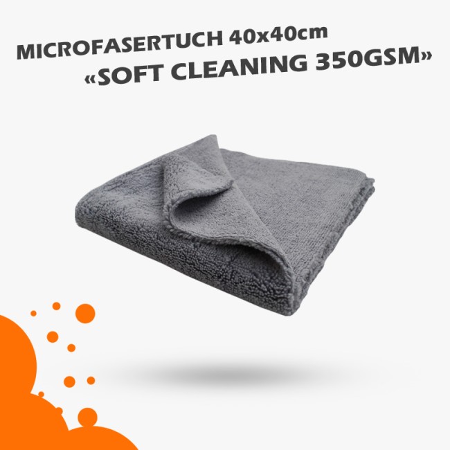 Microfasertuch Soft Cleaning 40x40cm 350GSM