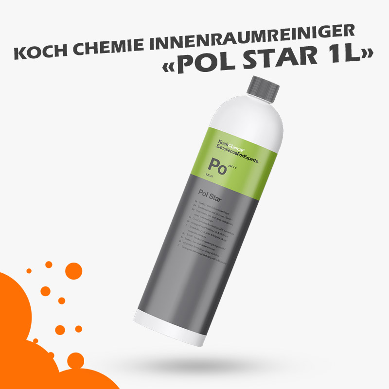 KochChemie® Pol Star Textil-, Leder- und Alcantara-Reiniger 1 Liter