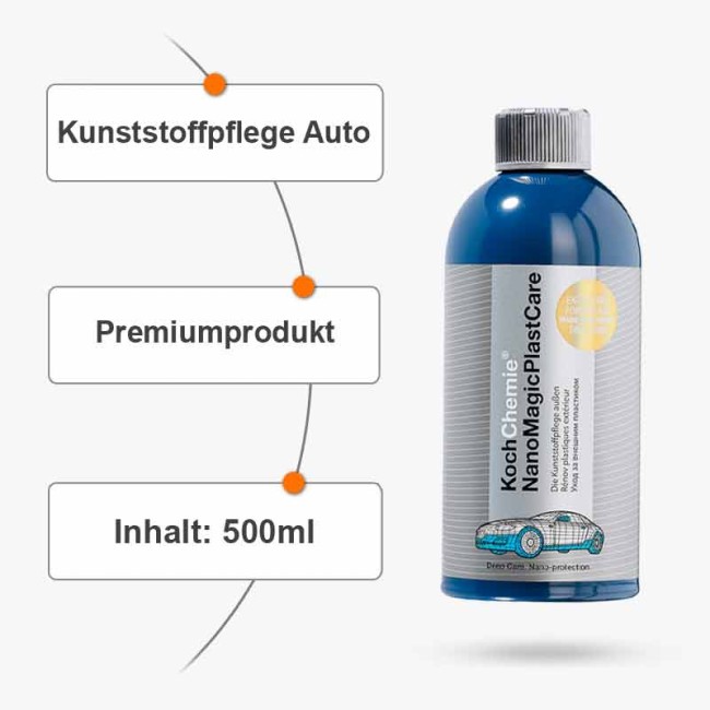 Koch Chemie Kunststoffpflege Auto Außen NanoMagicPlastCare 500ml Koch Chemie Kunststoffpflege Auto Außen NanoMagicPlastCare 500ml
