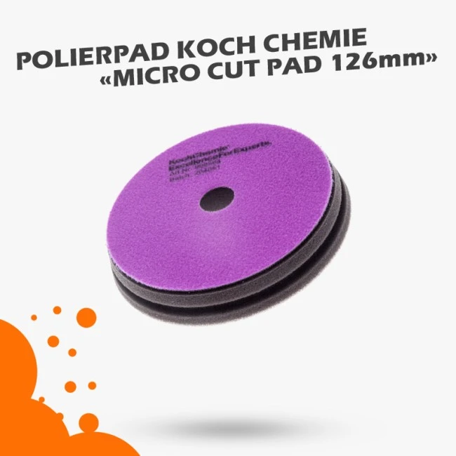 Koch Chemie Micro Cut Pad 126mm Lila
