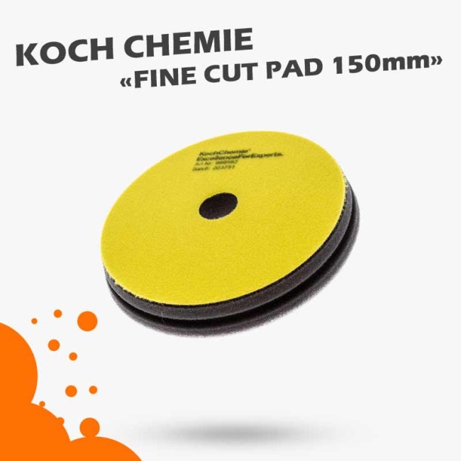Koch Chemie Polierschwamm klett 150mm Fine Cut Pad