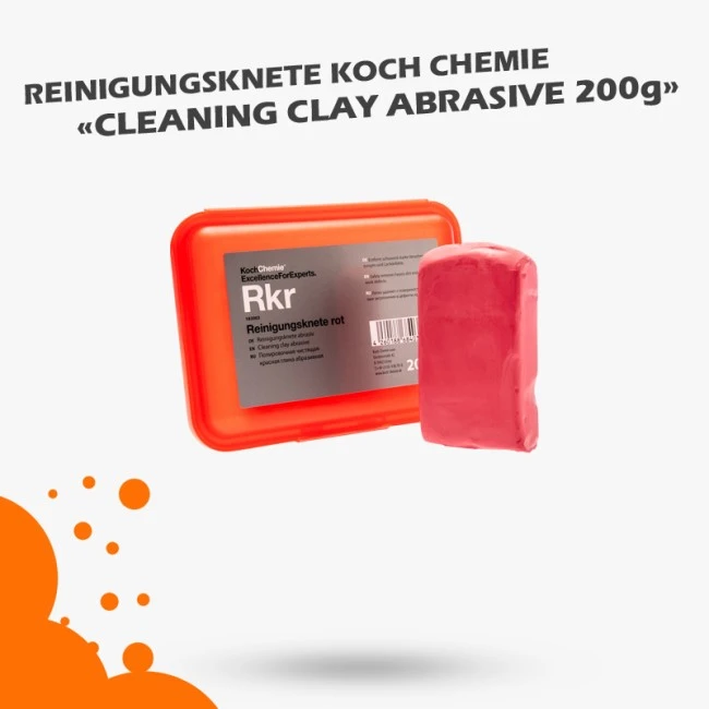 Koch Chemie Reinigungsknete rot abrasiv 200g