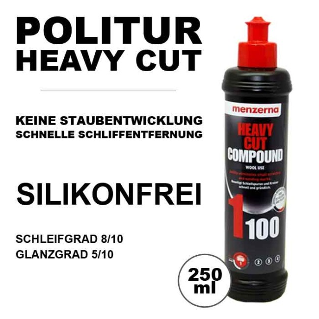 Menzerna Politur 1100 Heavy Cut Compound 250ml Menzerna Politur 1100 Heavy Cut Compound 250ml