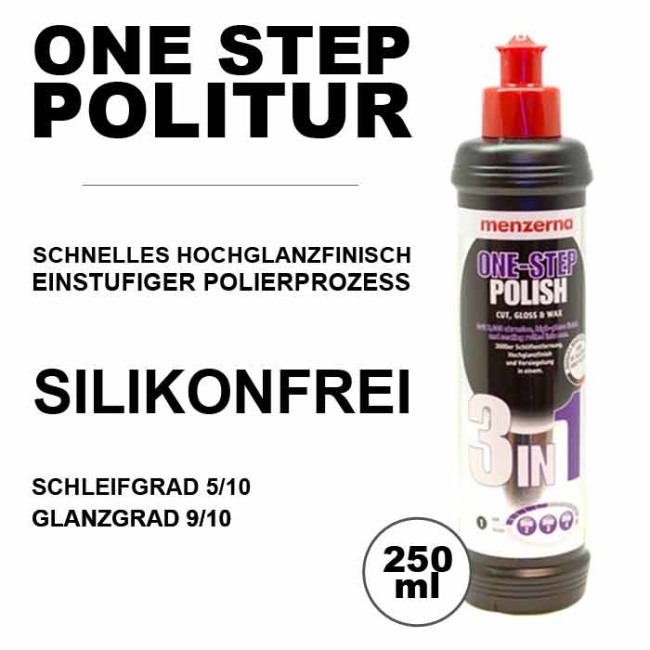 Menzerna Politur 3in1 One Step Polish 250ml Menzerna Politur 3in1 One Step Polish 250ml