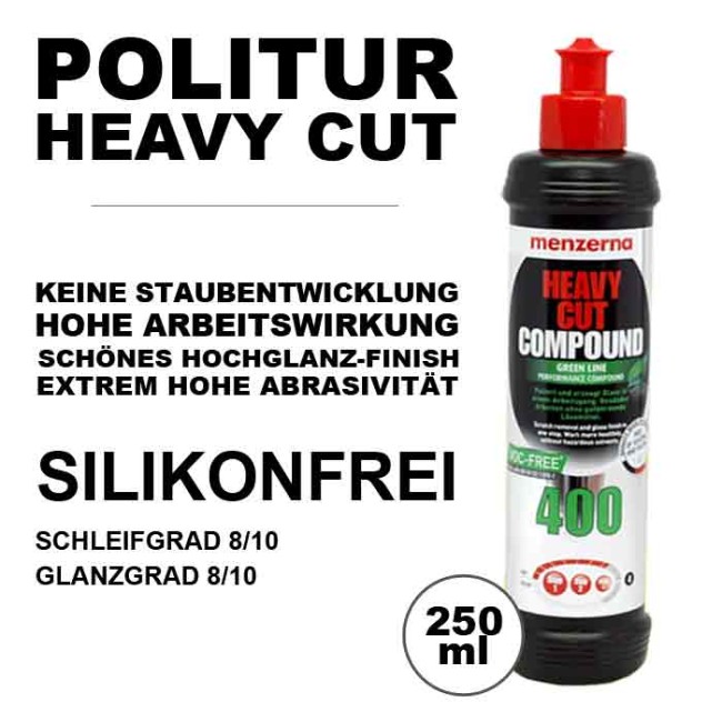 Menzerna Politur 400 Heavy Cut Compound Green Line 250ml Menzerna Politur 400 Heavy Cut Compound Green Line 250ml