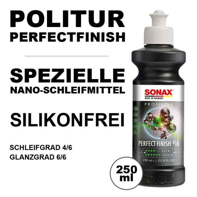 Sonax ProfiLine Politur Perfect Finish 4/6 Silikonfrei 250ml Sonax ProfiLine Politur Perfect Finish 4/6 Silikonfrei 250ml