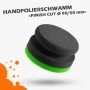 Handpolierschwamm schwarz/grün, Finish Cut